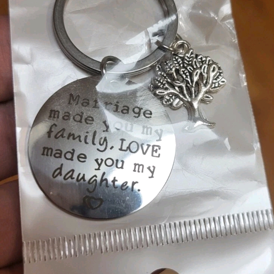 Step Daughter Adopted Daughter Keychain New